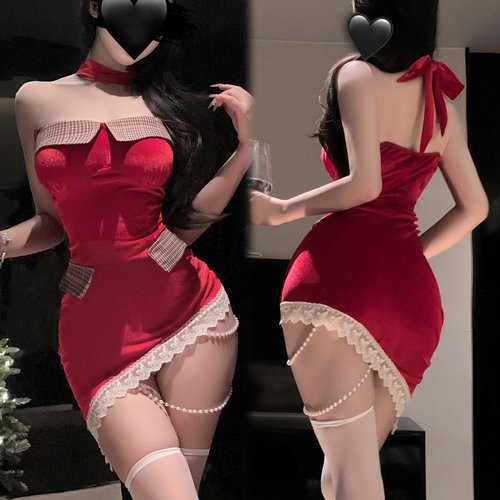 圣诞节日氛围感火辣勾人睡衣裙