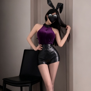 制服感睡裙女款 房事床上高级潮cos纯欲风兔女郎性感轻熟御姐睡衣