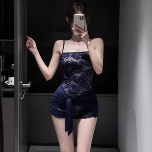 精致绝美性感蕾丝吊带睡裙女御姐高级感纯欲风紧身包臀裙2026新款