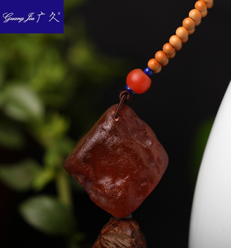 广久天然波罗的海蜜蜡原石吊坠18.37g无烤色天然琥珀蜜蜡原石