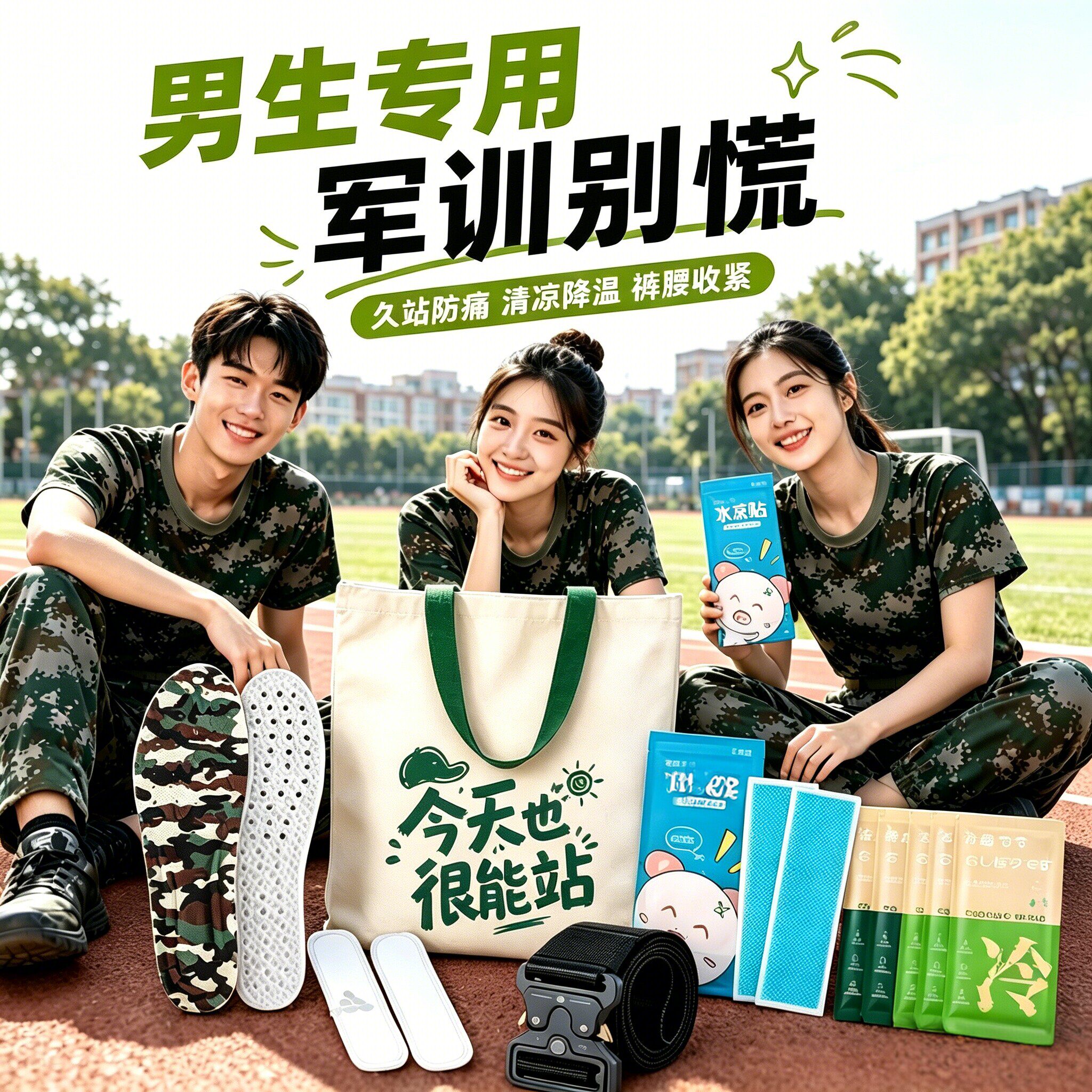 军训bi备用品男生全套好物鞋垫