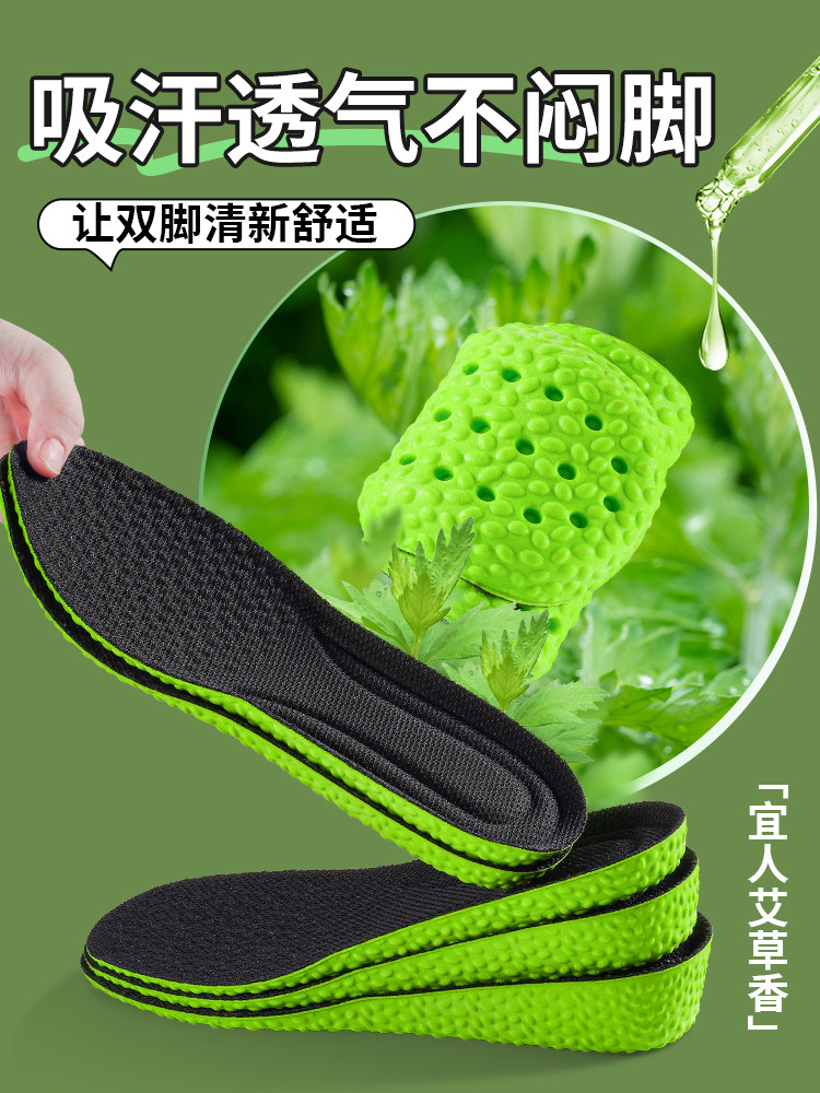 남녀공용 데오도란트 내부 강화 깔창 부드러운 밑창 편안함 땀흡수 스포츠 에어쿠션 충격흡수 눈에 띄지 않아 장시간 서있어도 발이 피곤하지 않음