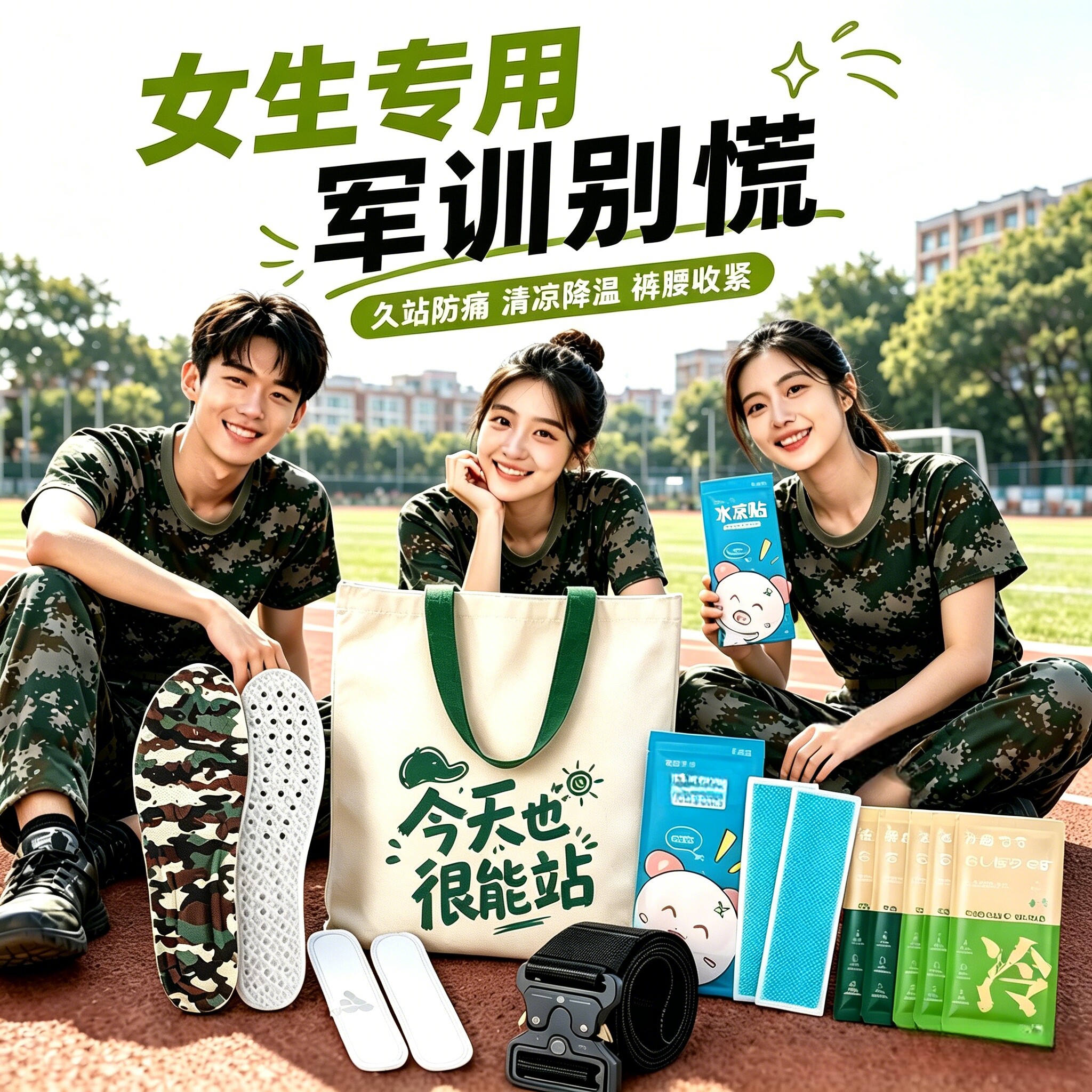 军训bi备用品女生全套好物鞋垫
