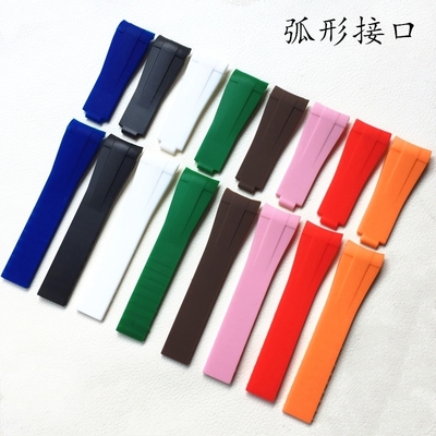 橡胶表带代用劳力士rubberb腕带
