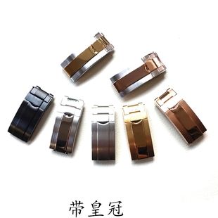 代用劳力士迪通拿绿黑水鬼游艇表扣折叠扣组合扣保险扣精钢不锈钢