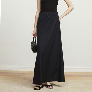 Carolingian極简ROW风 Viscose气质长半裙大气半裙 精纺细支羊毛