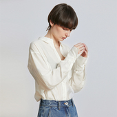 極简高端成衣 定制轻薄通透天丝亚麻衬衫 Carolingian意式 松弛感