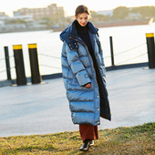 Carolingian意大利设计师 重工低奢加厚长款 90白鸭绒高端羽绒服女