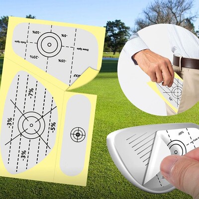 现货三合一打击贴纸高尔夫打击球贴Golf Impact Label Tape