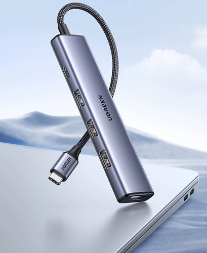 Ugreen绿联CM478Type-C扩展坞转换器USB-C分线器HDMI+HUB+PD15495