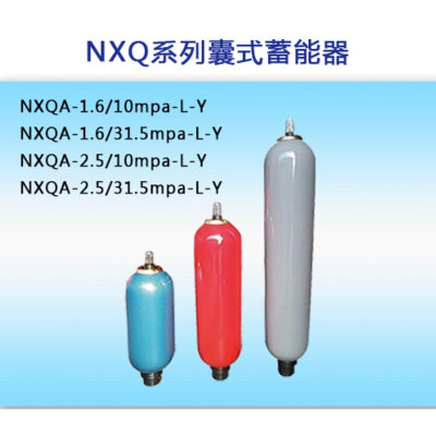 蓄能器稳定压力液压囊式储存罐 NXQ-A-10/31.5-L-Y NXQ奉化储能器