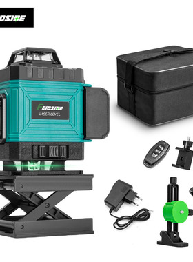 红外线绿光激光水平仪自动调平3D12线16线laster精度强光
