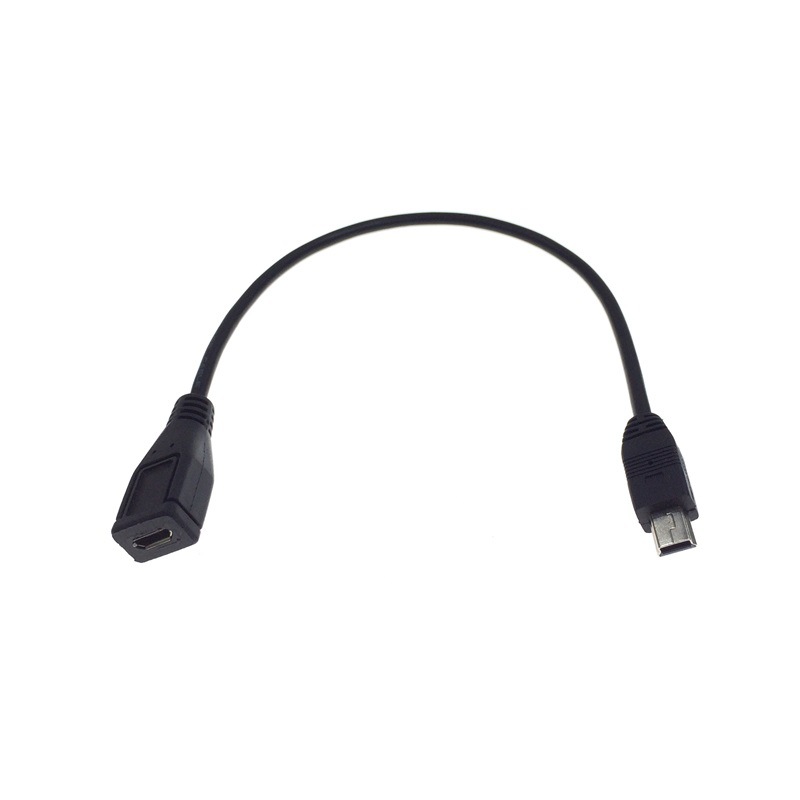 T型口V3转V8安卓手机接口转换线mini 5p转Micro 5p数据线Mp3/Mp5