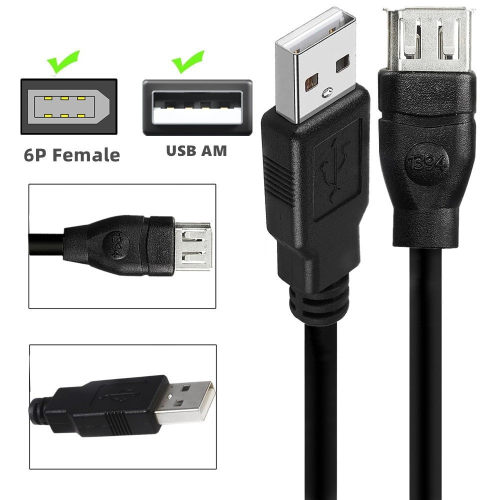 IEEE 1394线 Firewire 6 Pin 母转 USB 2.0 AM转接线用于