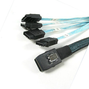 sas线sff8087一分四sata转接线1分4硬盘ssd数据线6GB连接0.5米1米