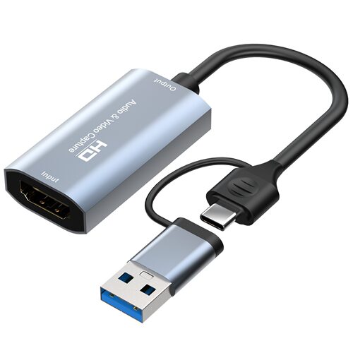 USB3.0二合一清4K游戏直播采集器