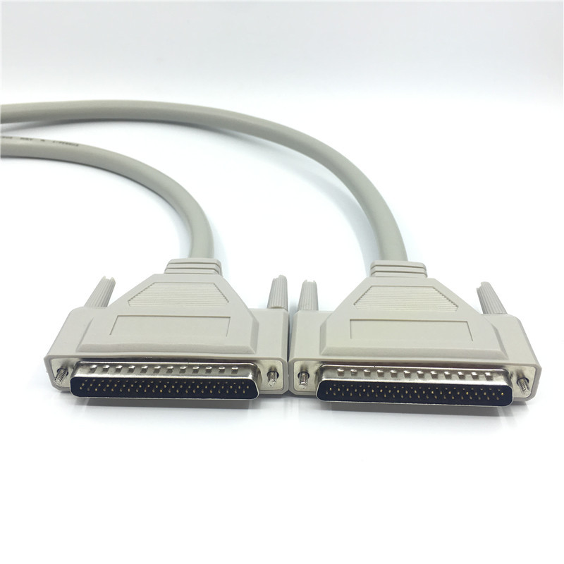 1.5米全铜带屏蔽DB62针对针连接线62芯公对公数据线62P信号传输线