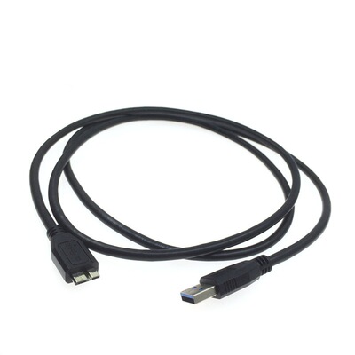 电脑USB3.0转MicroB移动硬盘数据线0.3米0.5米1米1.5米1.8米3米5
