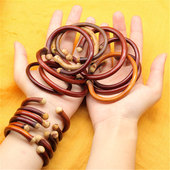 包邮 天藤记鸡血藤手镯 有节无节木饰品 藤镯男女款 西藏配饰情侣款