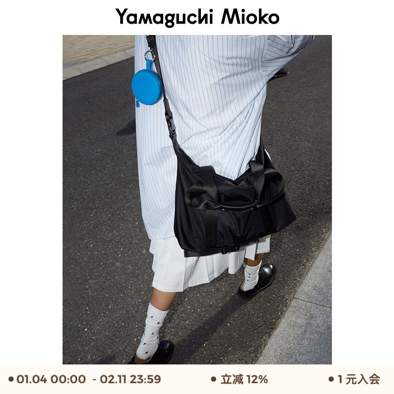 山口美袋 巧妙机关设计！大容量运动日常通勤都很行的真皮尼龙包,箱包皮具/热销女包/男包,托特包,淘宝优惠券,粉丝福利购,淘宝优惠卷