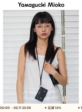 山口美袋“Tropic Petals”时髦好物！花朵通勤挂脖零钱证件卡包