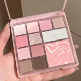 Комплексный матовый чай с молоком с розой в составе, тени для век, хайлайтер, румяна, в коричневых тонах