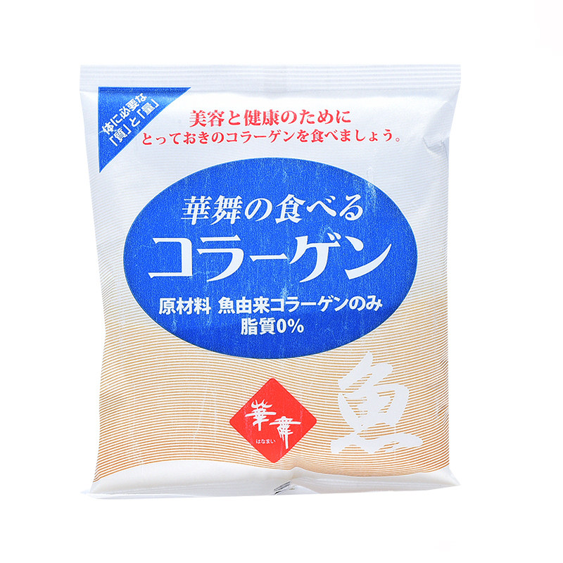 日本代购华舞无添加胶原蛋白粉末鱼皮蛋白提取零脂肪不发胖蛋白粉