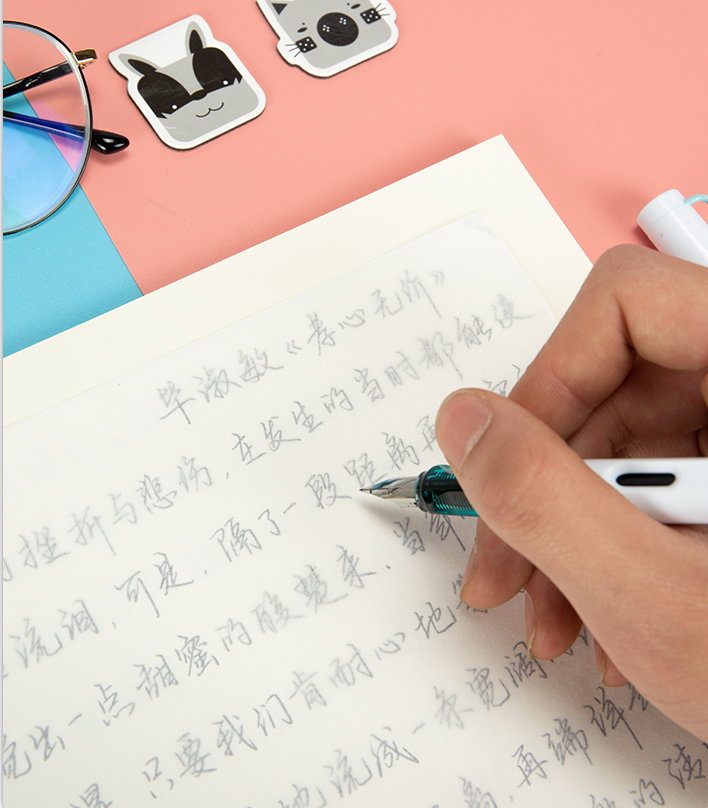 字帖女生字体漂亮手写鲸落体字帖练字行楷书行书钢笔硬笔书法字体