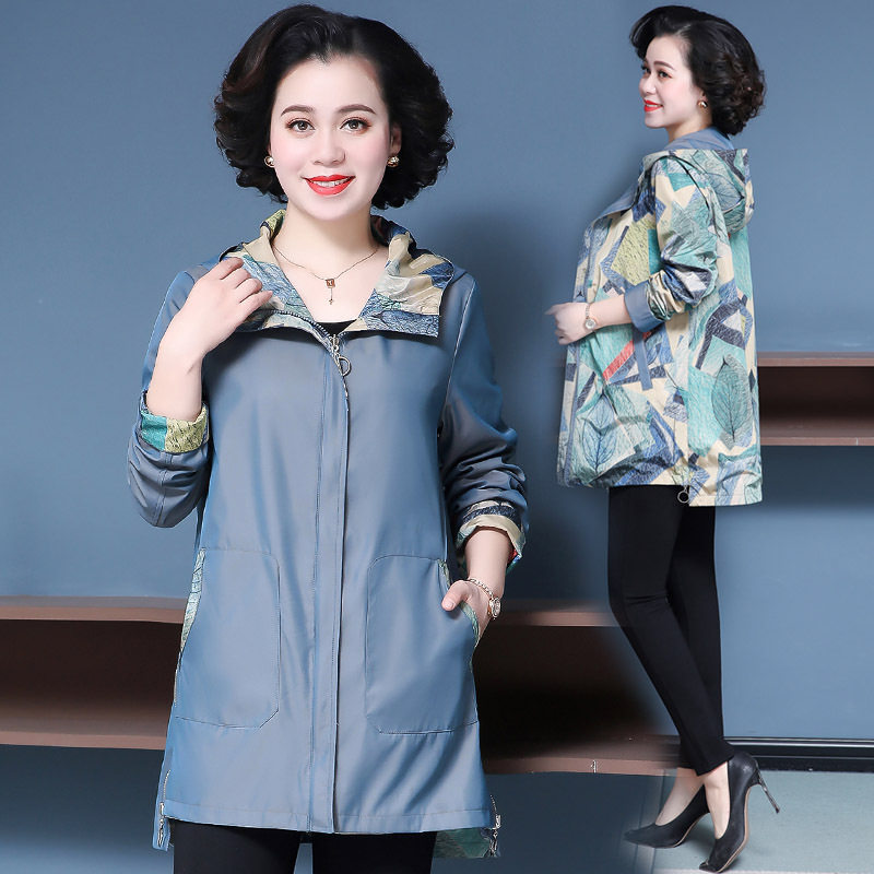 恒源祥洋气妈妈秋装外套中长款50岁宽松新款上衣中老年女装春秋双,女装/女士精品,中老年女装,淘宝优惠券,粉丝福利购,淘宝优惠卷