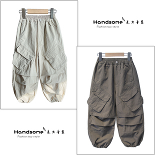 运动裤 裤 2025年春季 新品 1579 啦芙莱童装 男女童休闲裤 儿童街舞工装