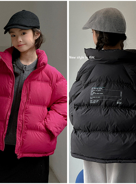 瑭伽童装儿童90白鸭绒厚款羽绒服24冬季新男女童高领外套28071