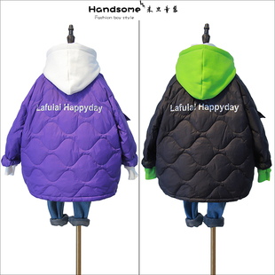 啦芙莱儿童90白鸭绒轻薄保暖羽绒服2024冬季 男女童外套1931 清仓