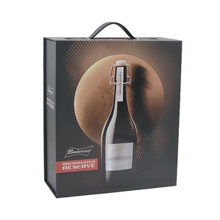 百威精酿大师臻藏啤酒798ml6瓶银标版经典龙年中秋礼盒装包邮