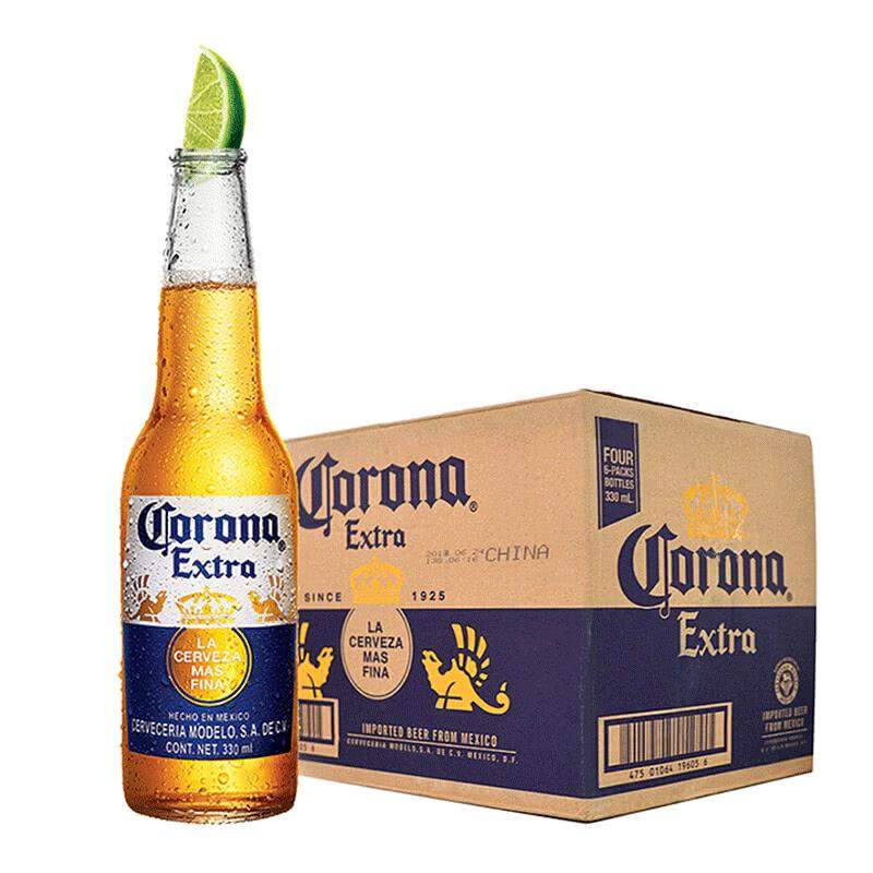Corona/科罗娜啤酒207ml*24瓶国产整箱京东物流包邮