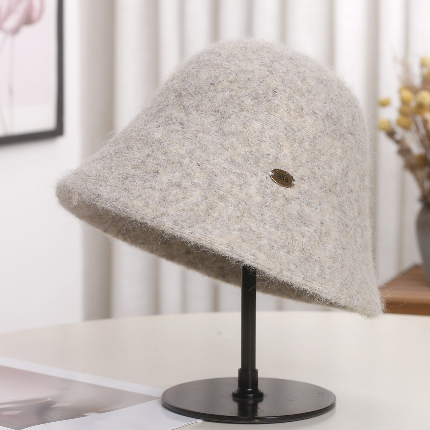 香港潮牌韩国兔毛混纺渔夫帽子女秋冬季遮脸盆帽素颜显脸小保暖毛,服饰配件/皮带/帽子/围巾,帽子,淘宝优惠券,粉丝福利购,淘宝优惠卷