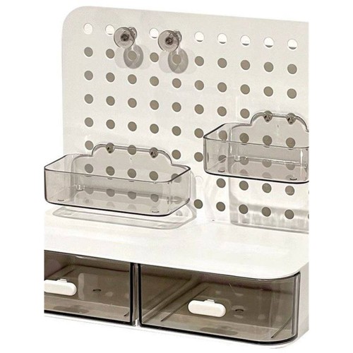 吃谷人桌面收纳盒谷子小痛柜吧唧展示支架桌面抽屉小卡收纳展示盒