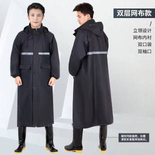 军制雨衣男款全身一体式雨衣防暴雨成人连体加厚耐磨牛津户外防水