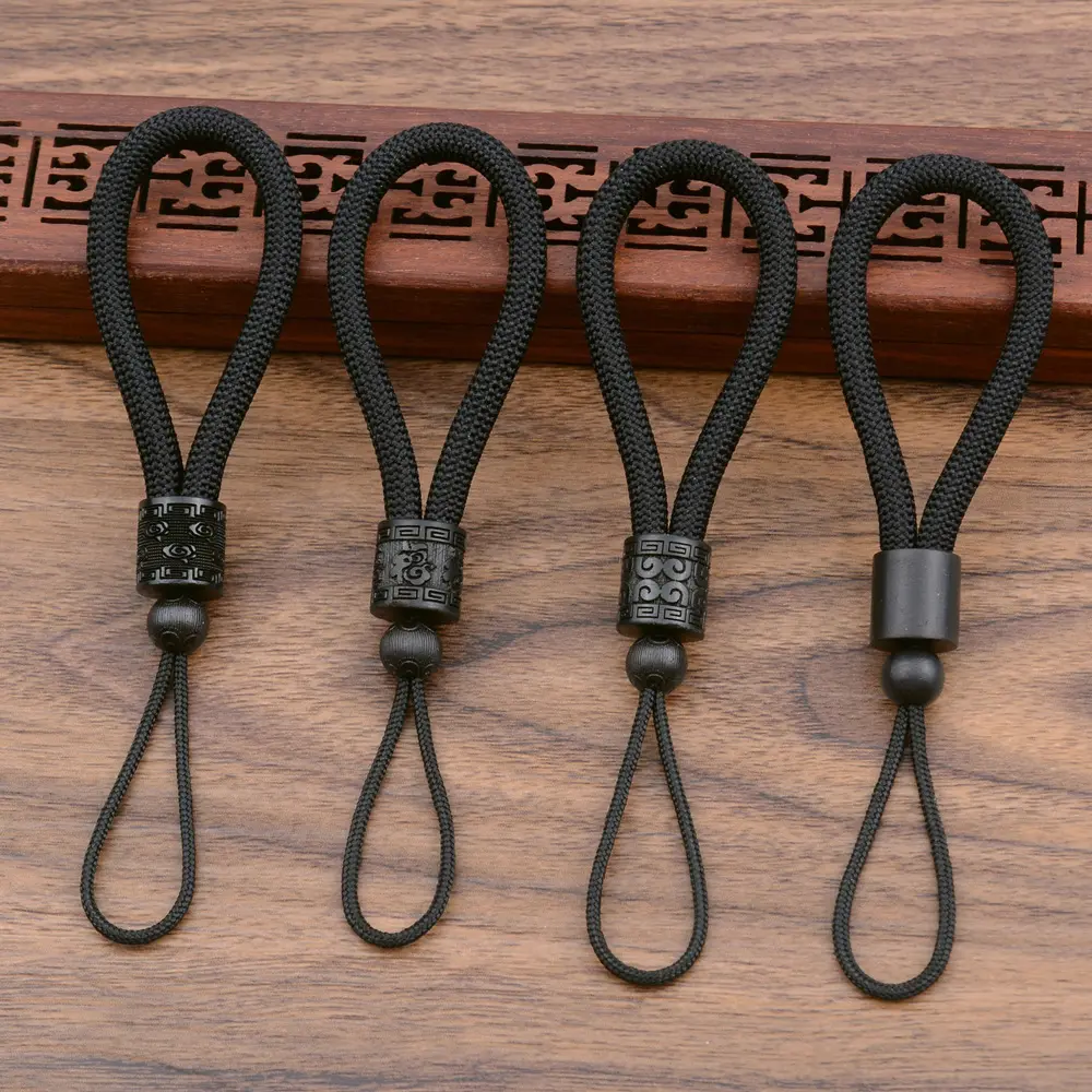 复古黑檀木手工编织汽车钥匙扣绳子手腕绳短款钥匙链挂绳男女,节庆用品/礼品,钥匙扣,淘宝优惠券,粉丝福利购,淘宝优惠卷