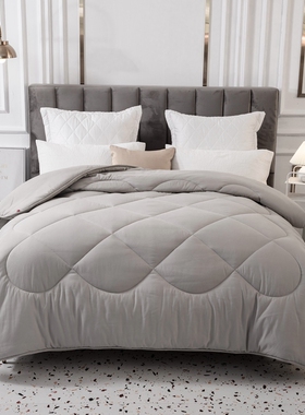 紫玉箫素色纤维四季被200*230cm