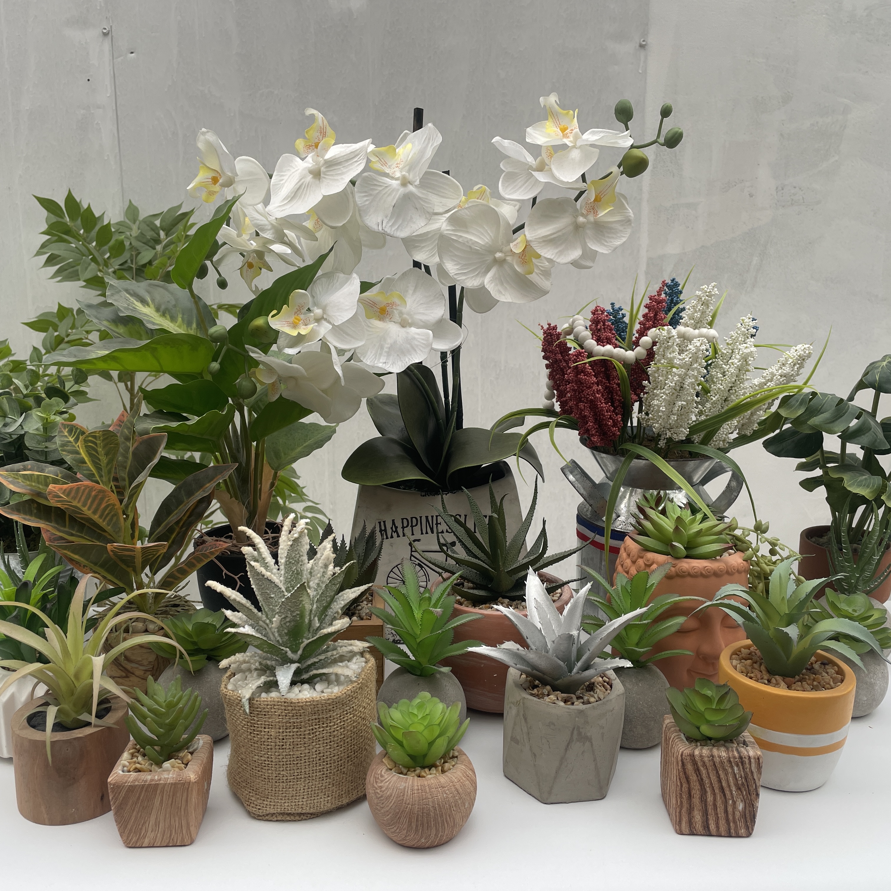 仿真植物盆景套装多品种绿植花卉