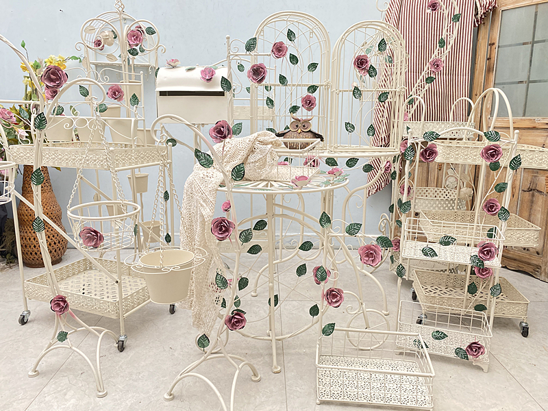 法式园艺乡村玫瑰系列花架