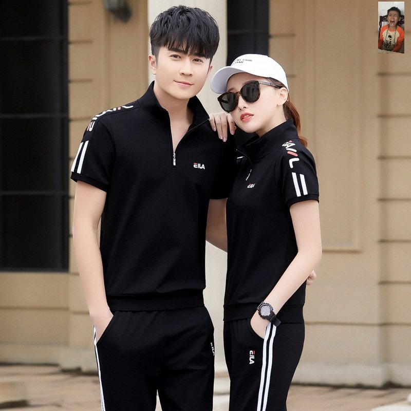 依迪筱情侣套装男装运动套装运动品牌男薄款夏短袖T恤跑步女休闲|ruв категории Женская одежда, костюм/студенты школьную форму/обмундирования, досуг, спортивный костюм - от Buy2taobao.com для оказания профессиональной услуги покупки агента Taobao