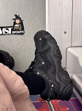 FILA斐乐FLUID4猫爪4代黑武士女子运动增高老爹鞋F12W232127FBK