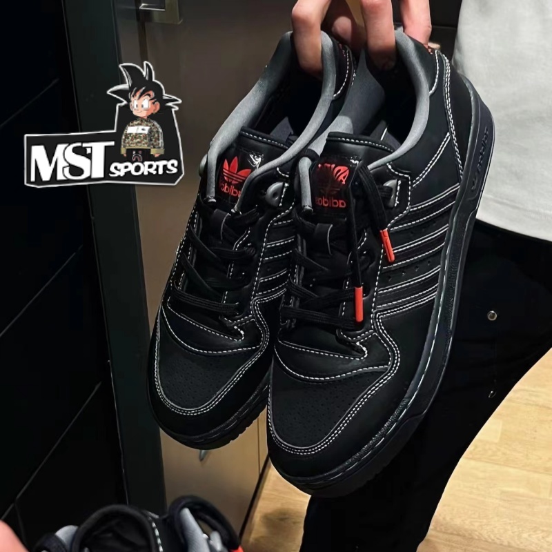 Adidas三叶草Rivalry情人节黑武士男女低帮运动休闲板鞋ID6271