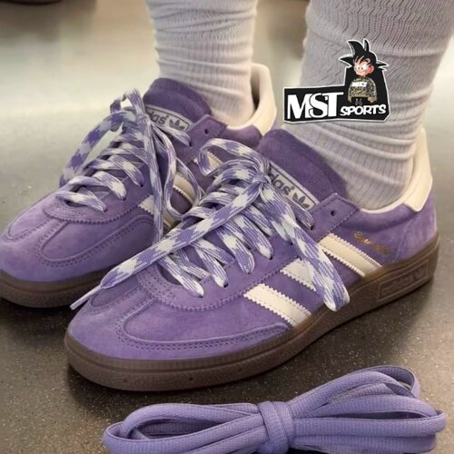 Adidas三叶草紫罗兰女子德训鞋