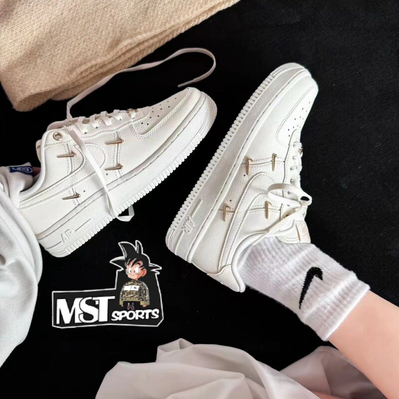 Nike耐克AirForce1白金四钩板鞋