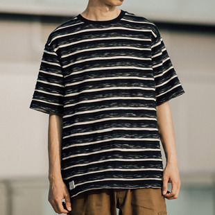 凹凸质感条纹短袖 Kizzles Tee Stripes T恤 Rough