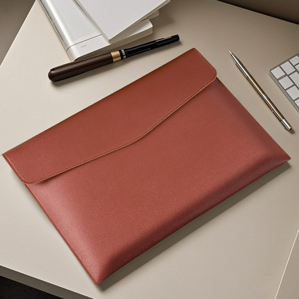 a4皮质文件袋定制加厚大容量防水手提便携收纳袋子档案资料袋信封文件夹商务办公合同票据收纳用品公文包可印