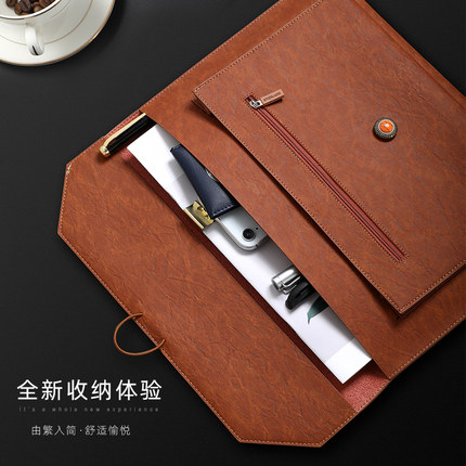 文件袋a4考试资料收纳袋文件包男大容量大号加厚公司合同票据袋商务投标文件夹办公文件资料档案袋可定制logo