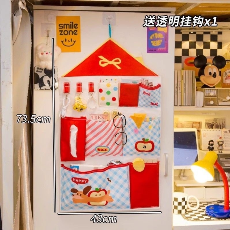 收纳挂袋公主房间温馨布置装饰改